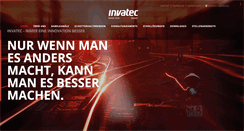Desktop Screenshot of invatec-gmbh.de